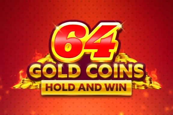 Capa do slot 64 Gold Coins Hold and Win