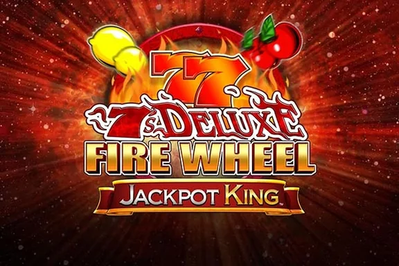 Capa do slot 7s Deluxe Fire Wheel Jackpot King
