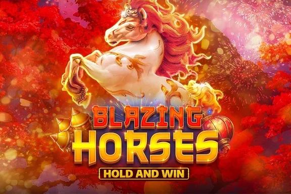 Capa do slot Blazing Horses Hold and Win